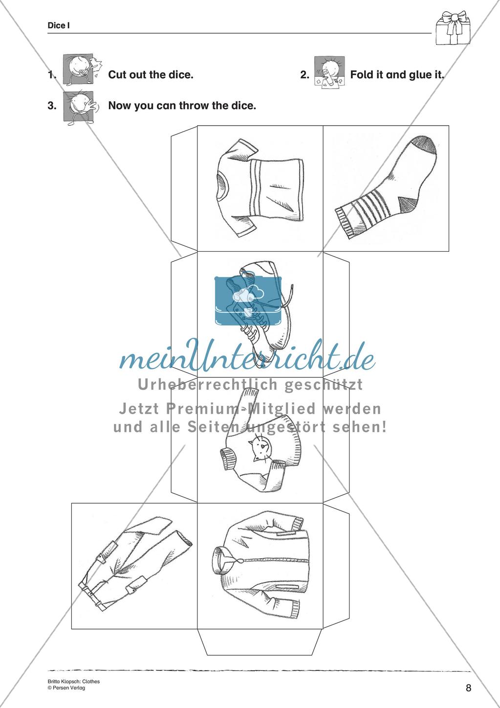 Wortschatzarbeit: Clothes Preview 10