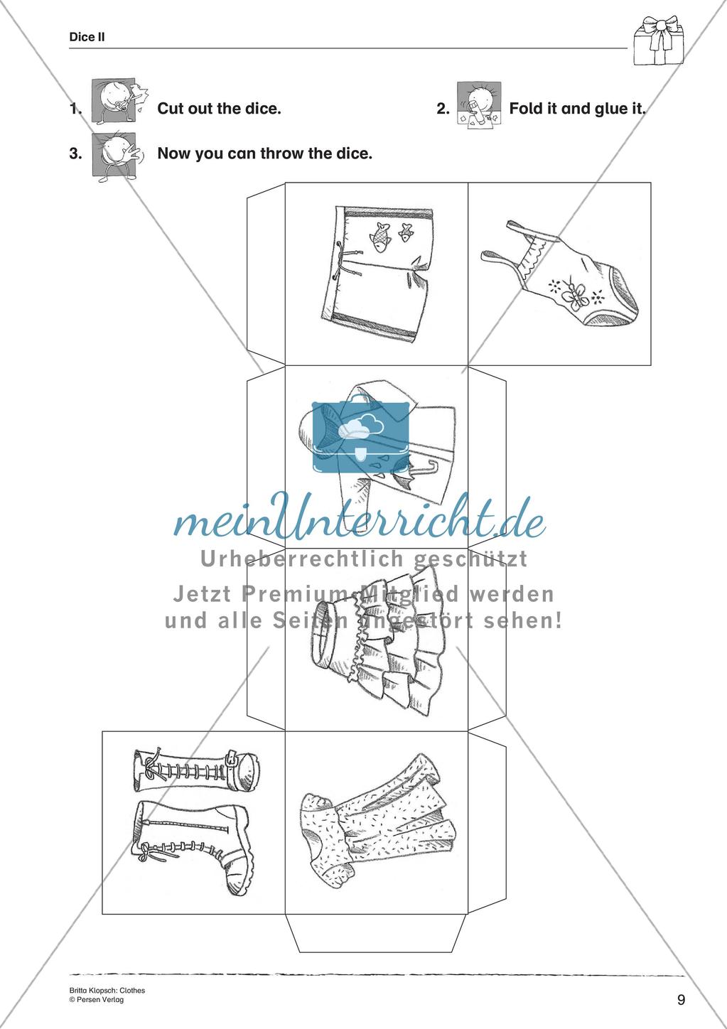 Wortschatzarbeit: Clothes Preview 11