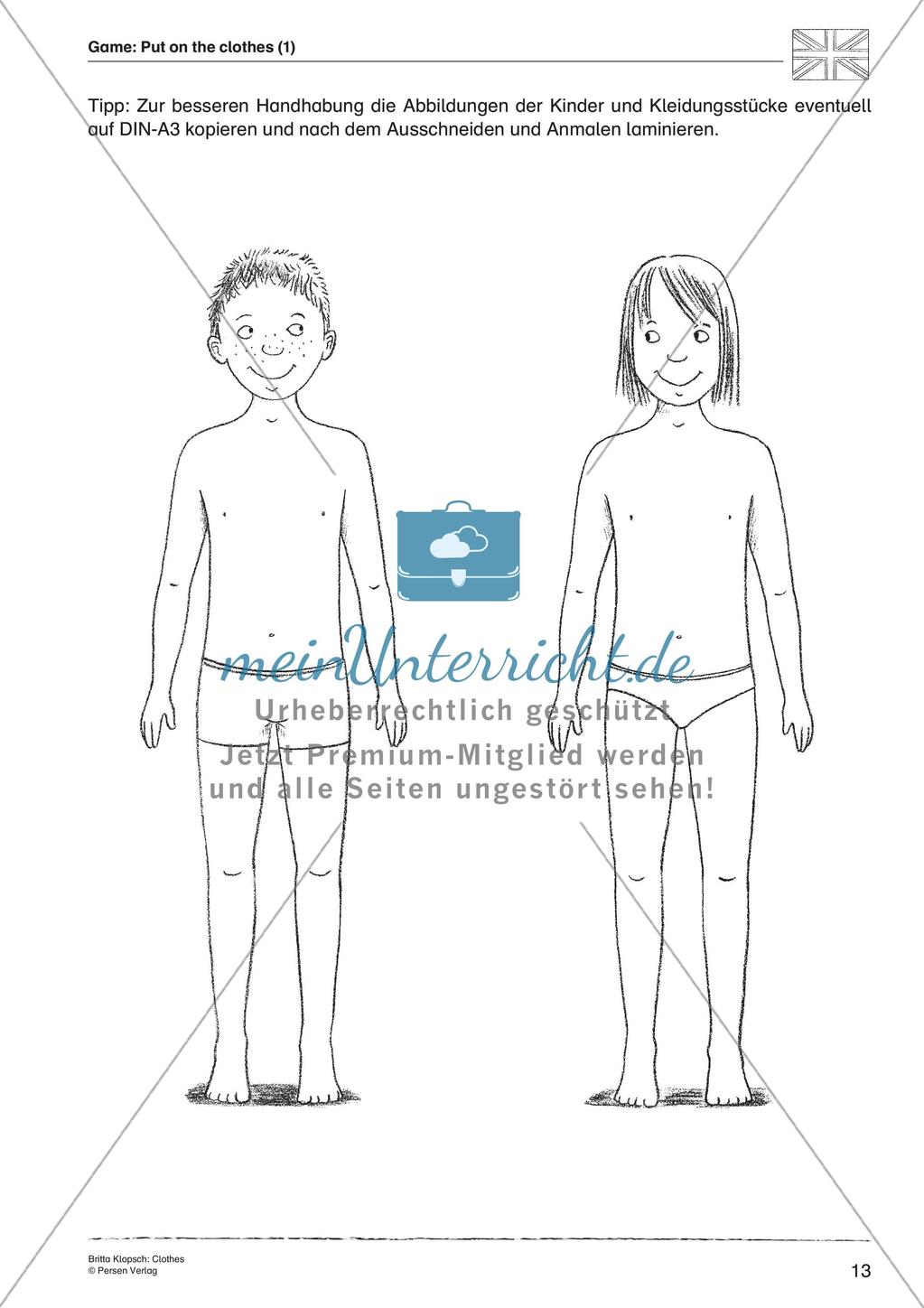 Wortschatzarbeit: Clothes Preview 15