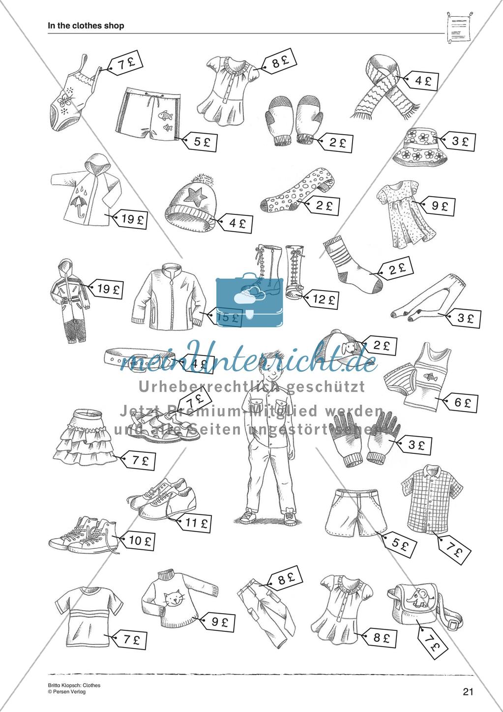 Wortschatzarbeit: Clothes Preview 23