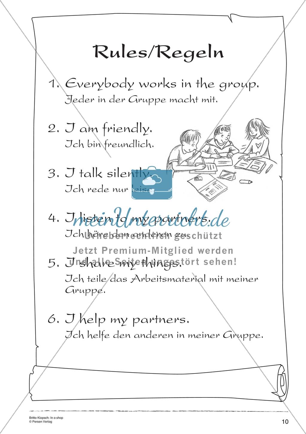Wortschatzarbeit: In a Shop Preview 12