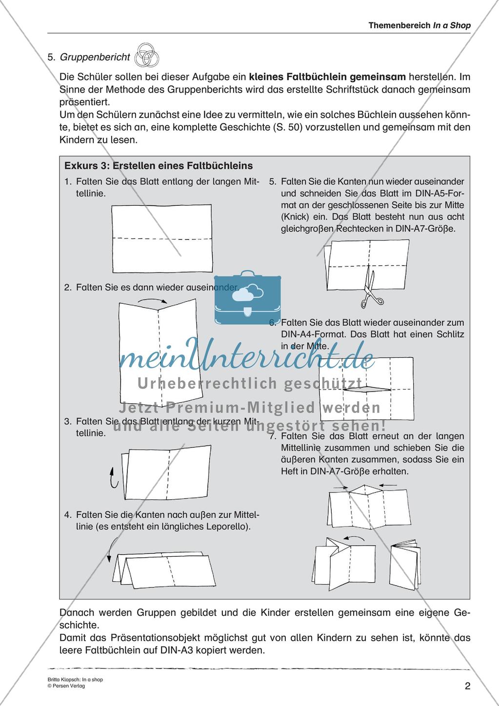 Wortschatzarbeit: In a Shop Preview 4