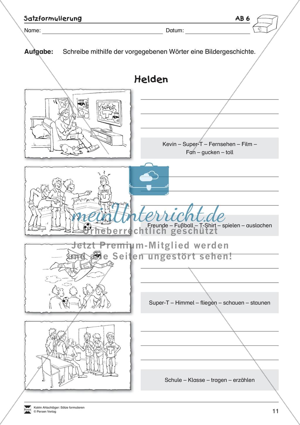 Formulieren von Sätzen Preview 13
