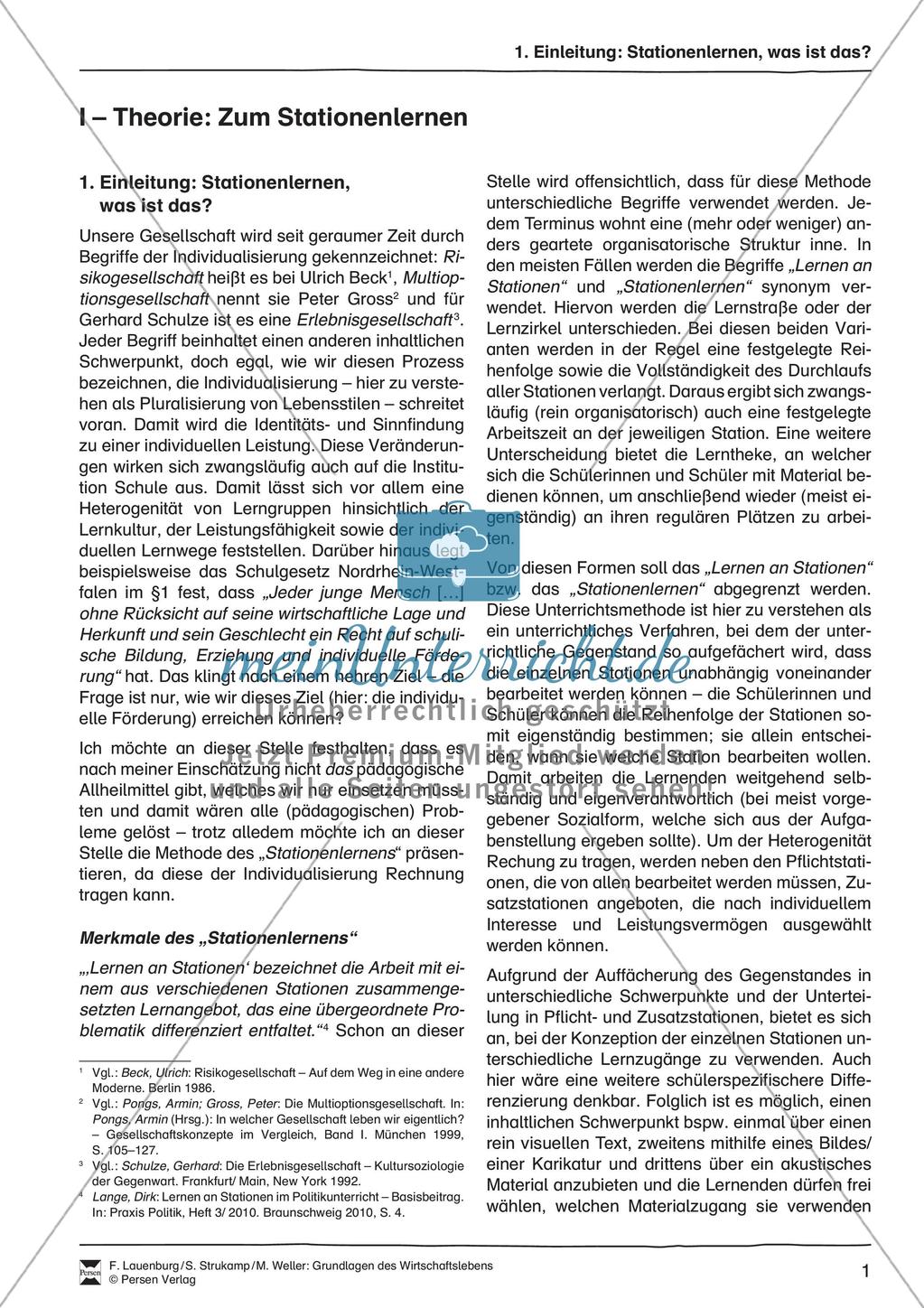 Grundlagen des Wirtschaftsgeschehens Preview 2