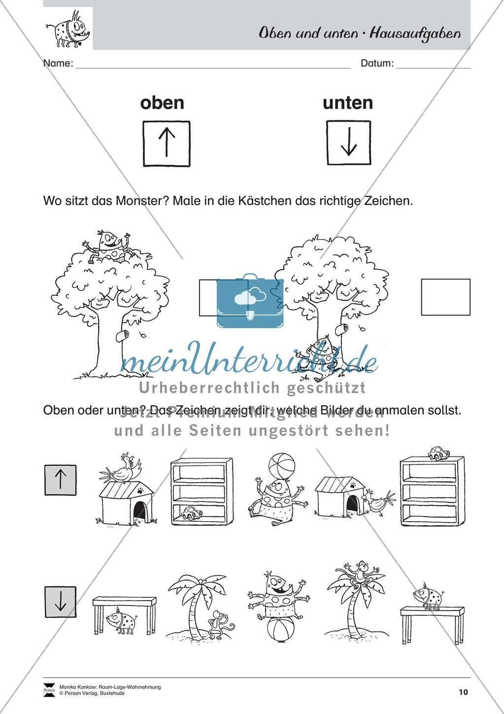 Raum-Lage-Wahrnehmung Preview 11