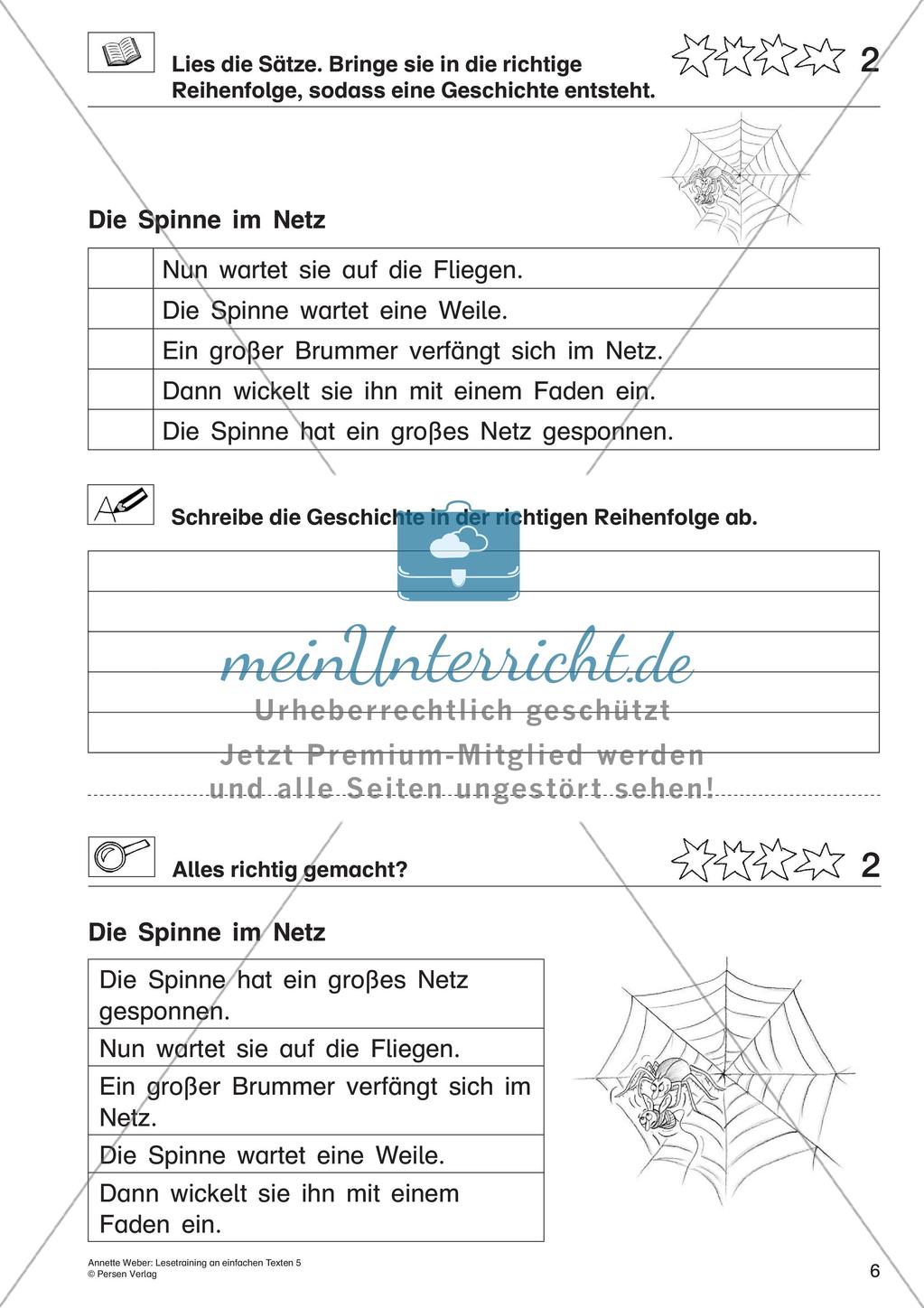 Ordnen von Sätzen zu einer Geschichte Preview 8