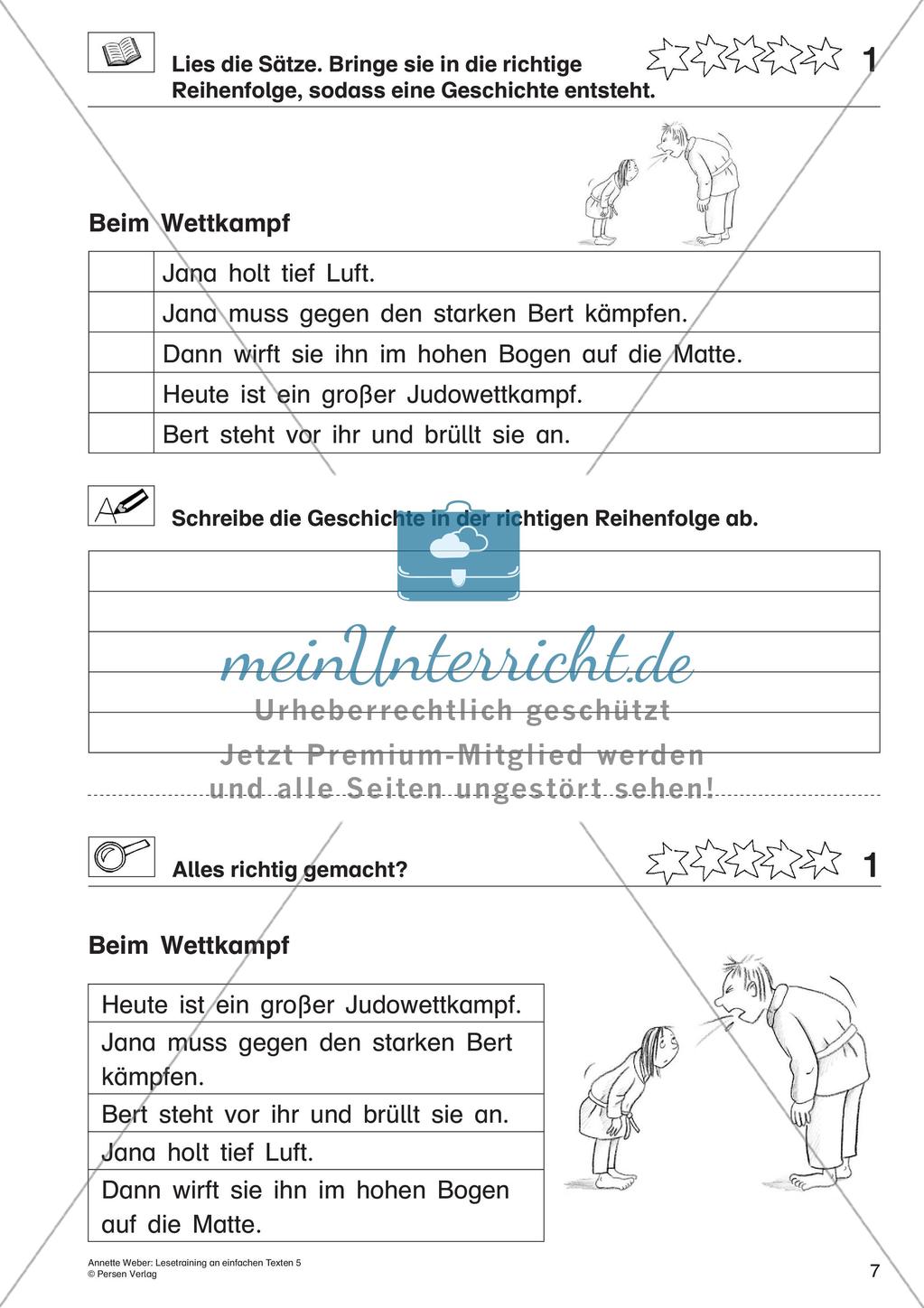 Textvorlagen kennenlernen