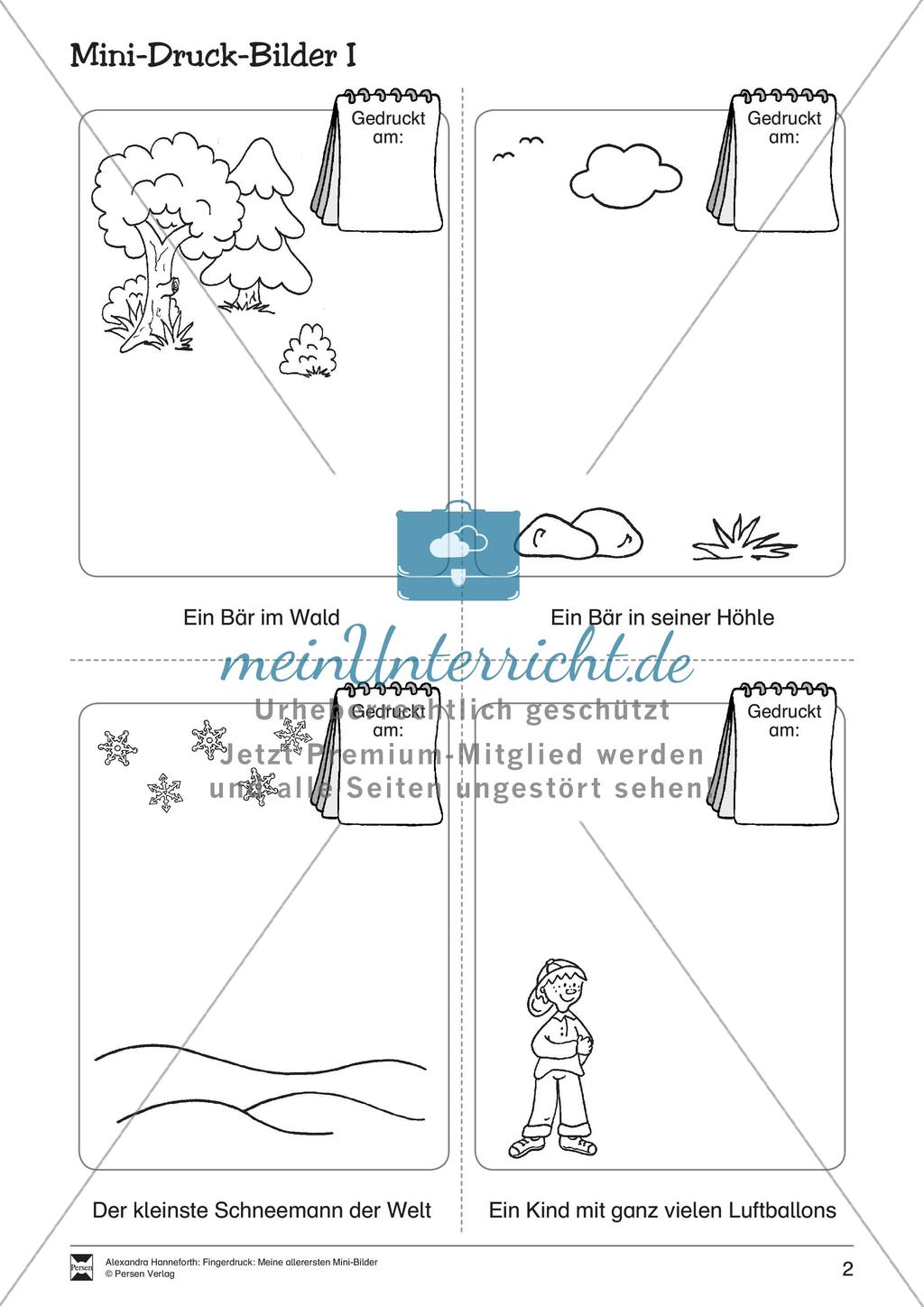 Fingerdruck: Anfertigen von Mini-Bildern Preview 4