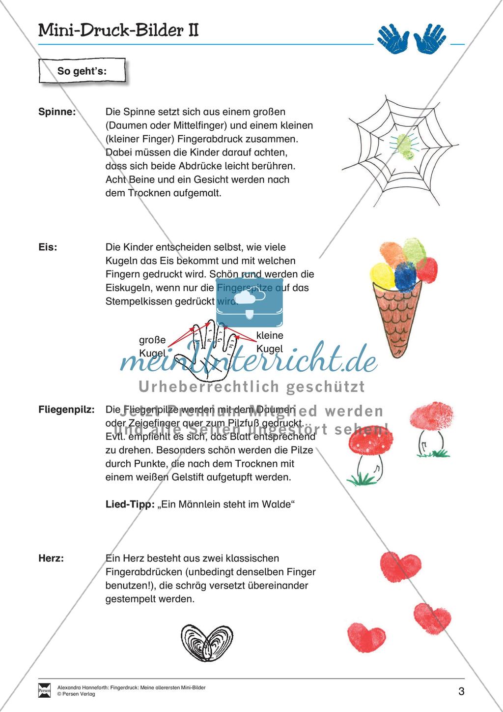 Fingerdruck: Anfertigen von Mini-Bildern Preview 5
