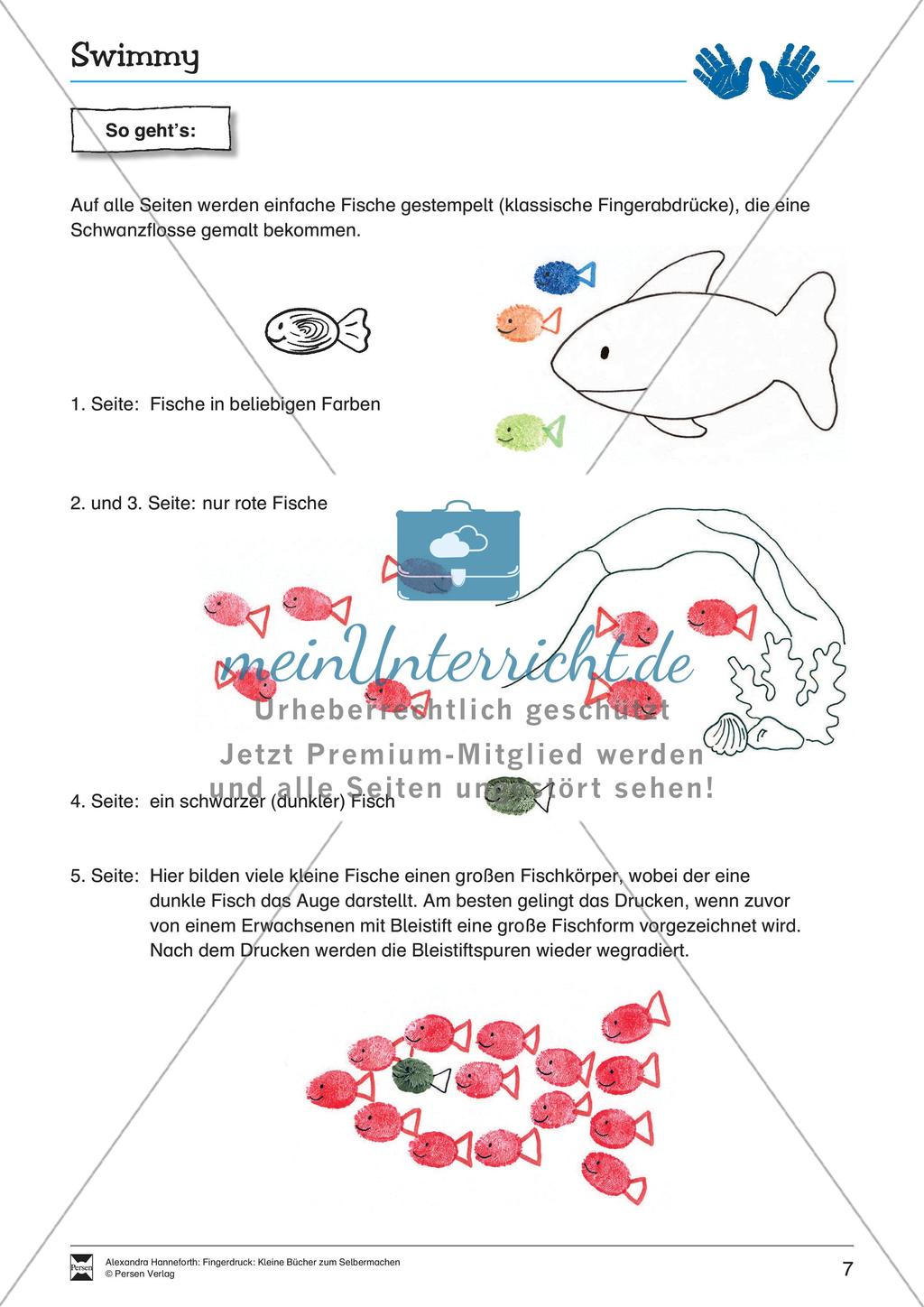 Fingerdruck: Erstellen kleiner Bücher Preview 9