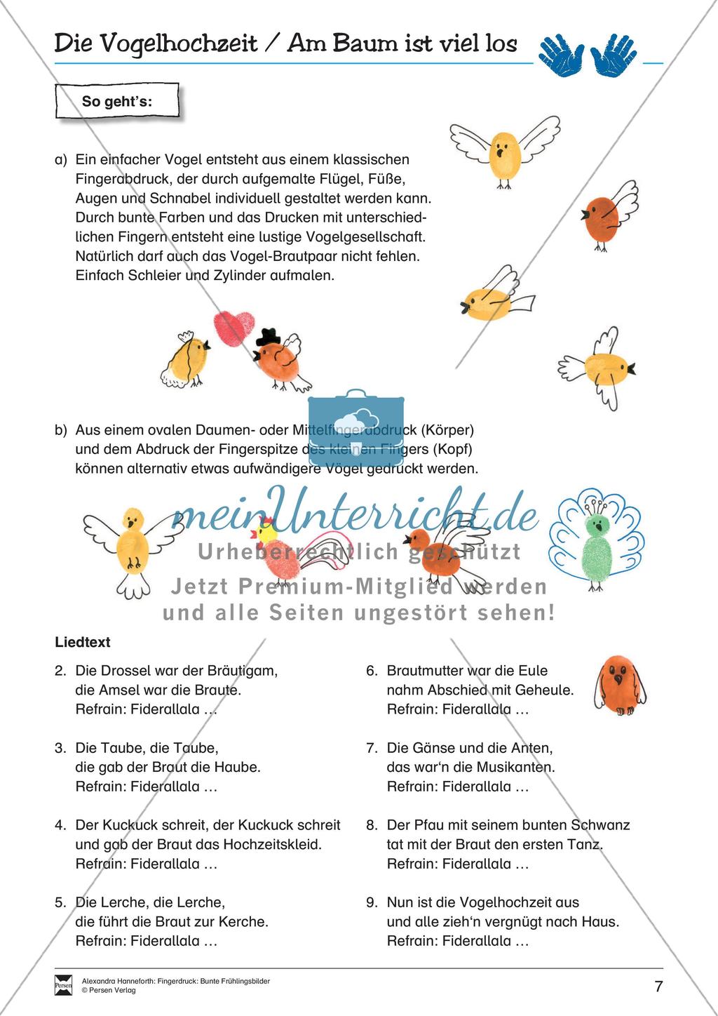 Fingerdruck: Bunte Frühlingsbilder Preview 9