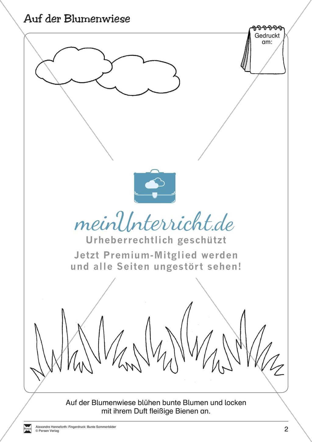 Fingerdruck: Bunte Sommerbilder Preview 4