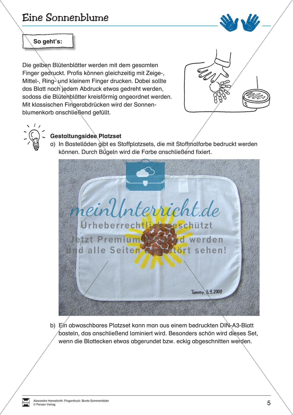 Fingerdruck: Bunte Sommerbilder Preview 7