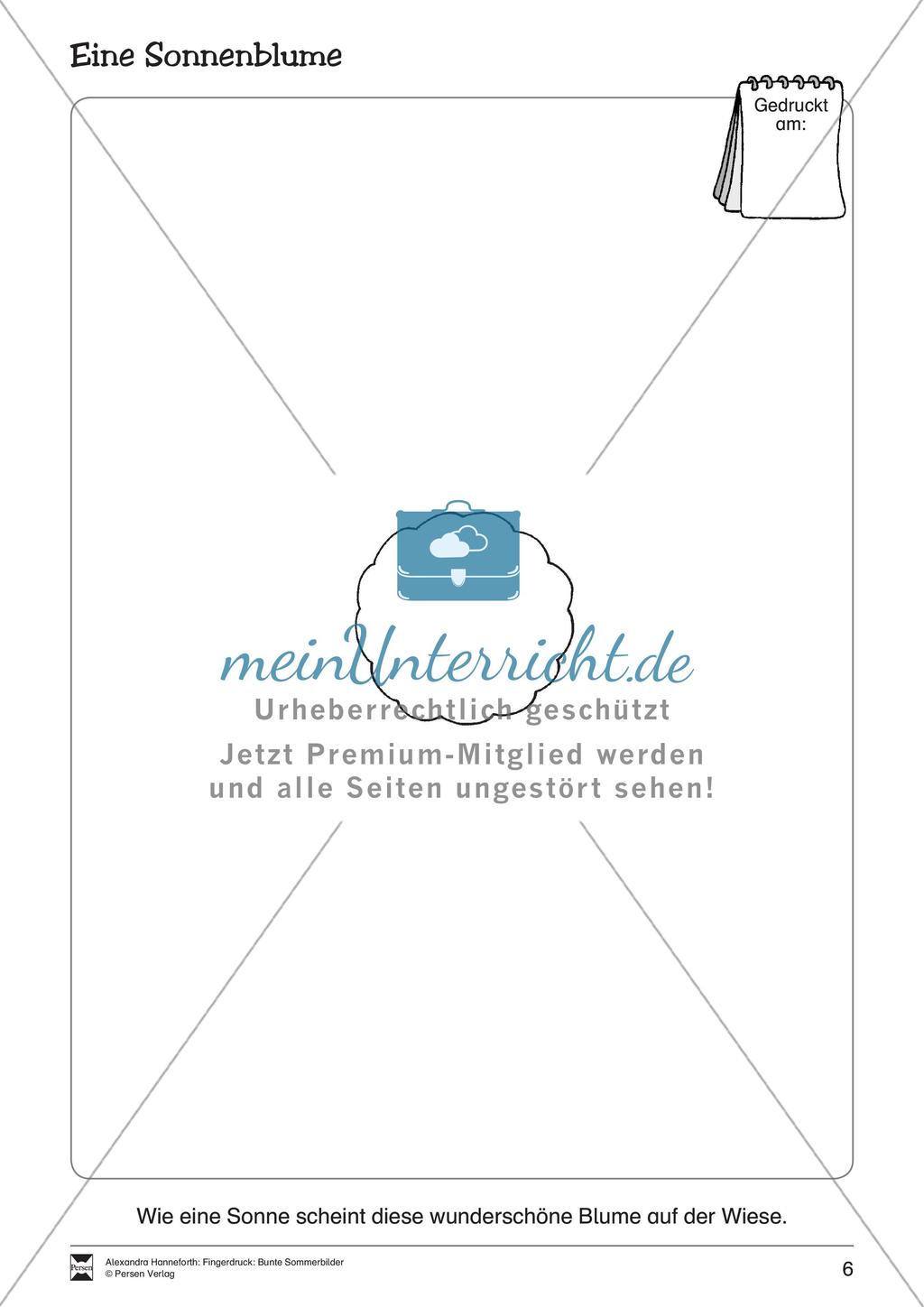 Fingerdruck: Bunte Sommerbilder Preview 8