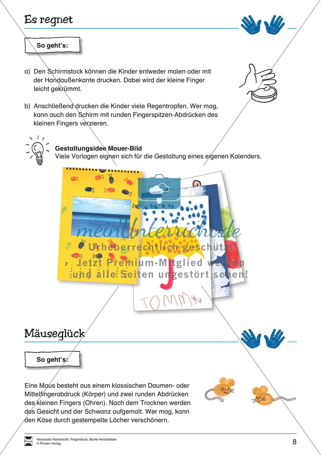 Fingerdruck: Bunte Herbstbilder Preview 10