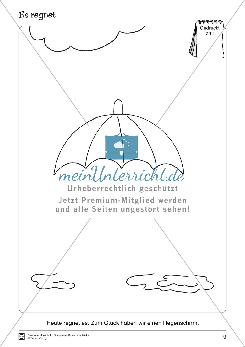 Fingerdruck: Bunte Herbstbilder Preview 11