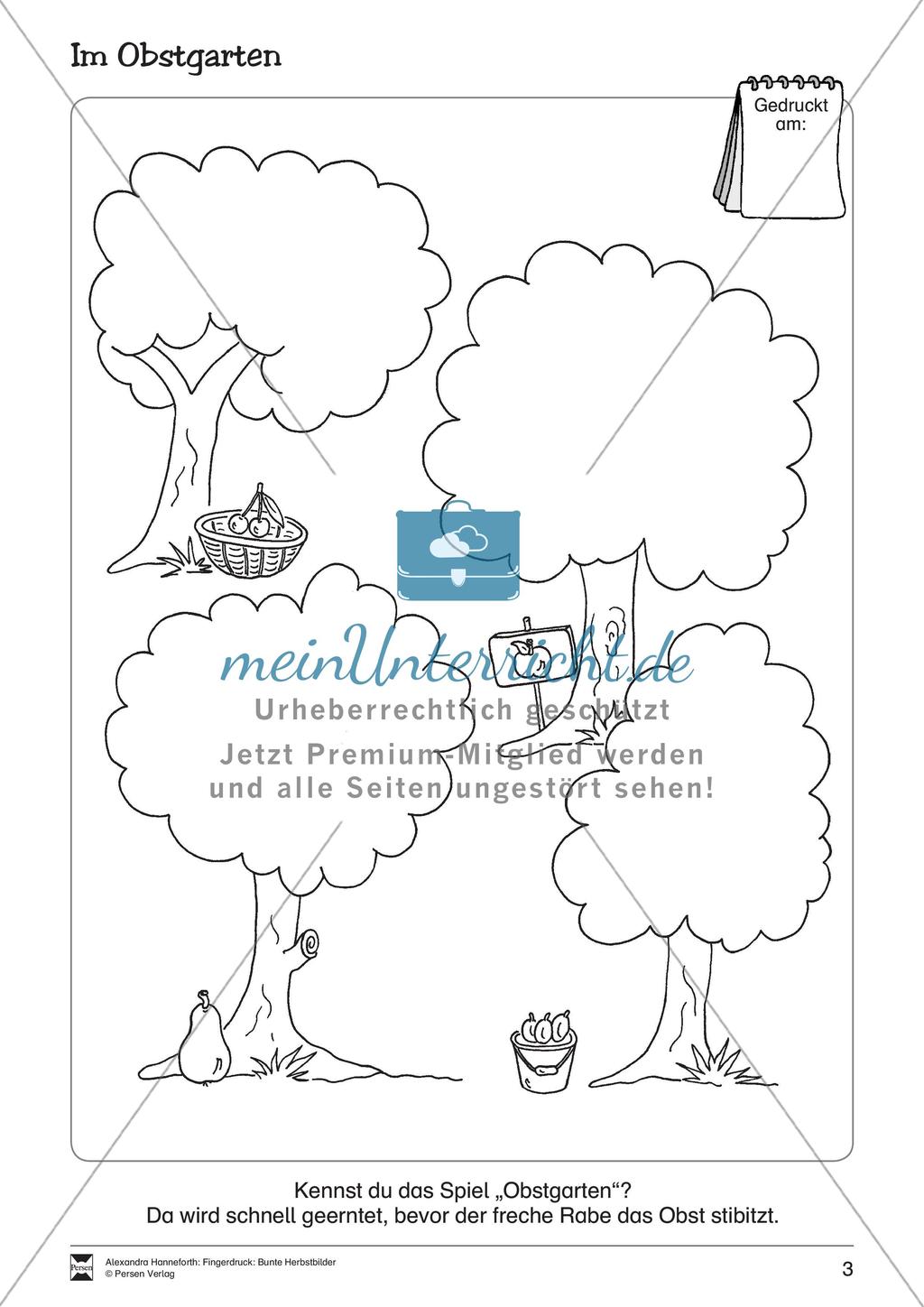 Fingerdruck: Bunte Herbstbilder Preview 5