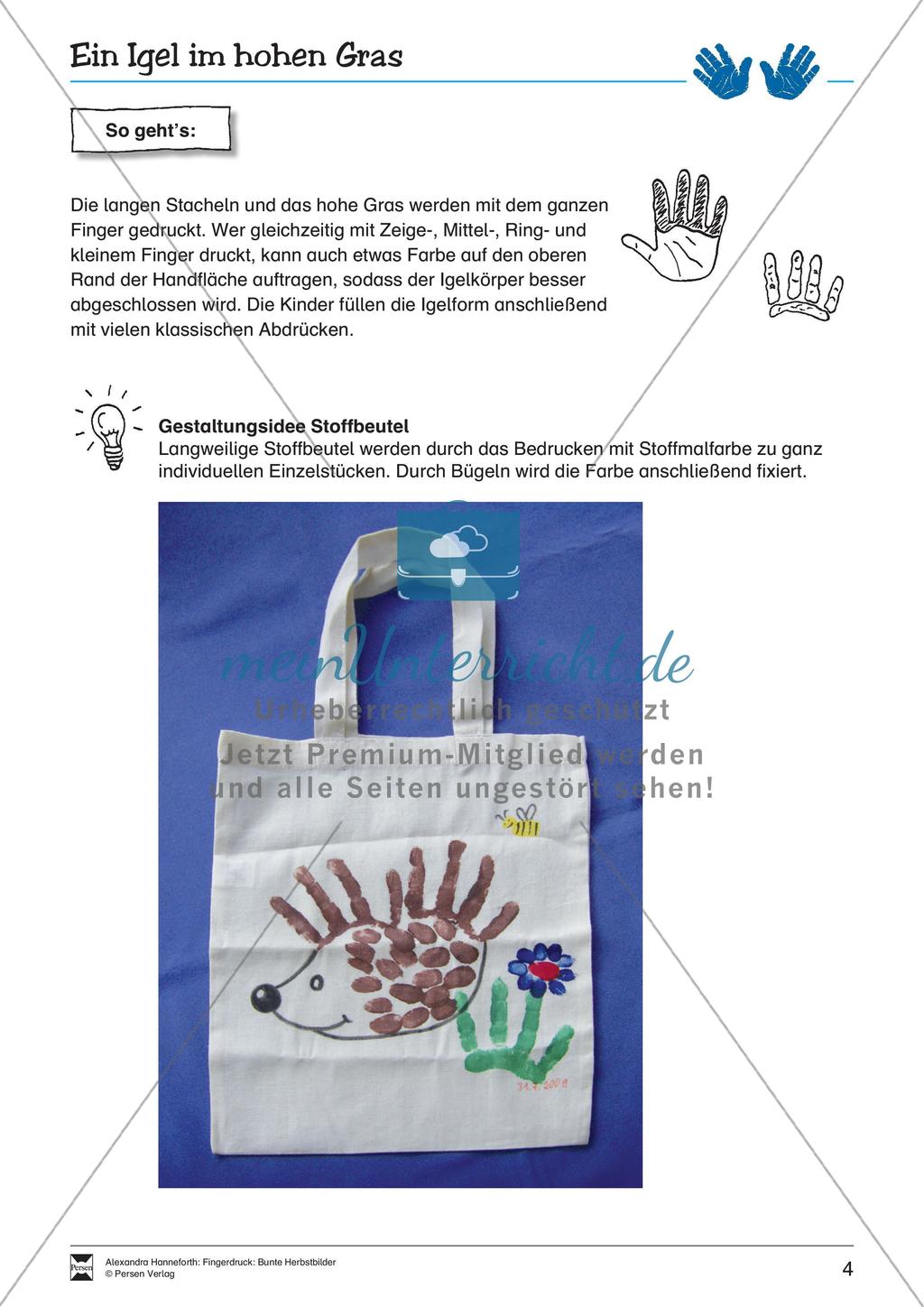 Fingerdruck: Bunte Herbstbilder Preview 6
