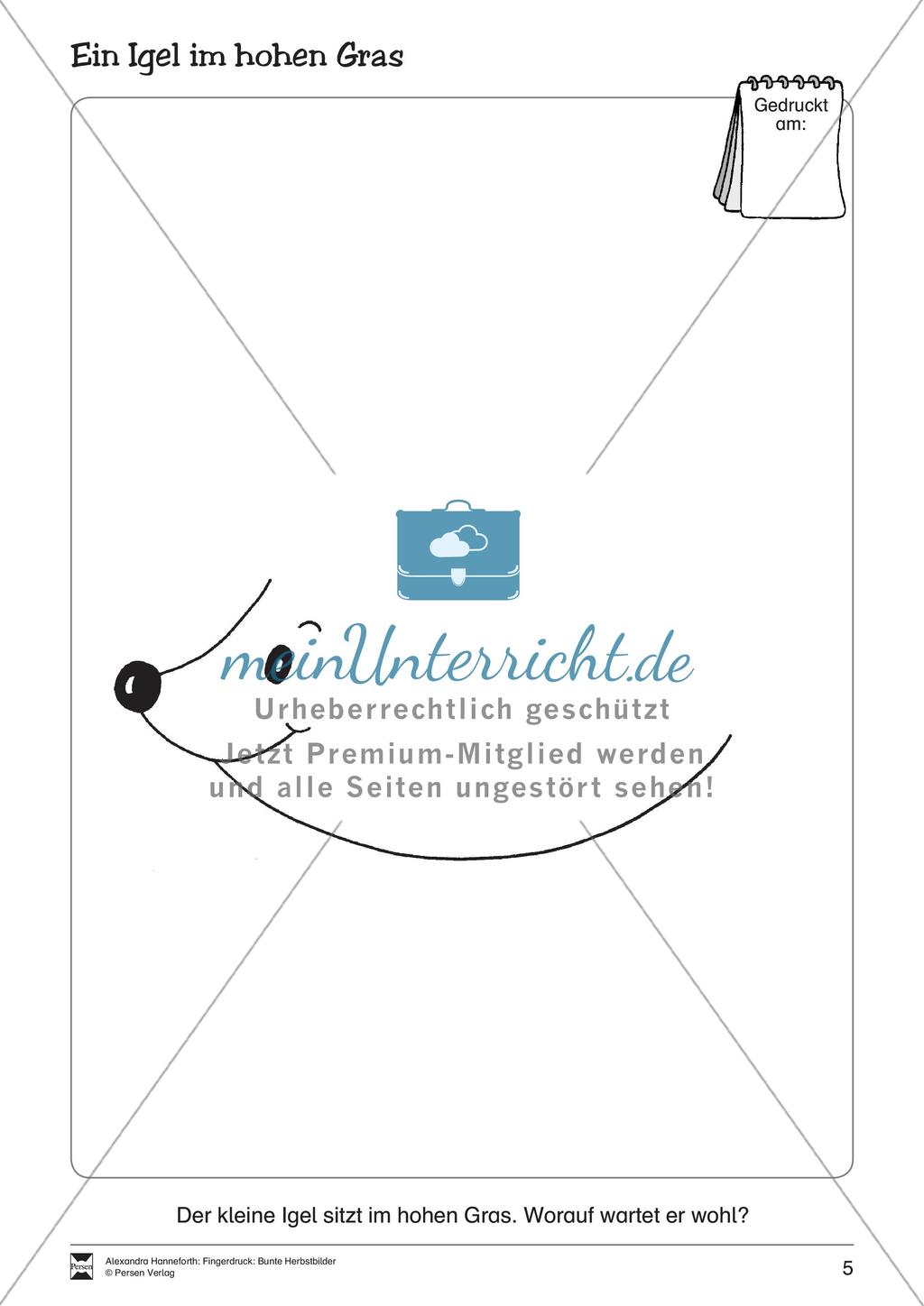 Fingerdruck: Bunte Herbstbilder Preview 7