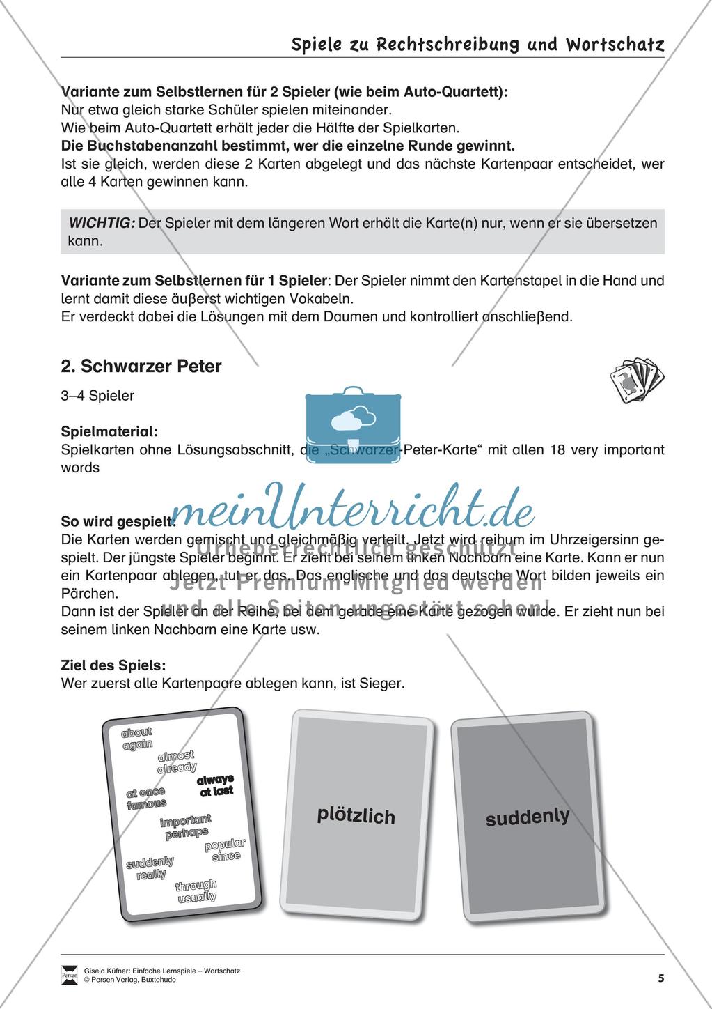 Lernspiele: Wortschatz Preview 7
