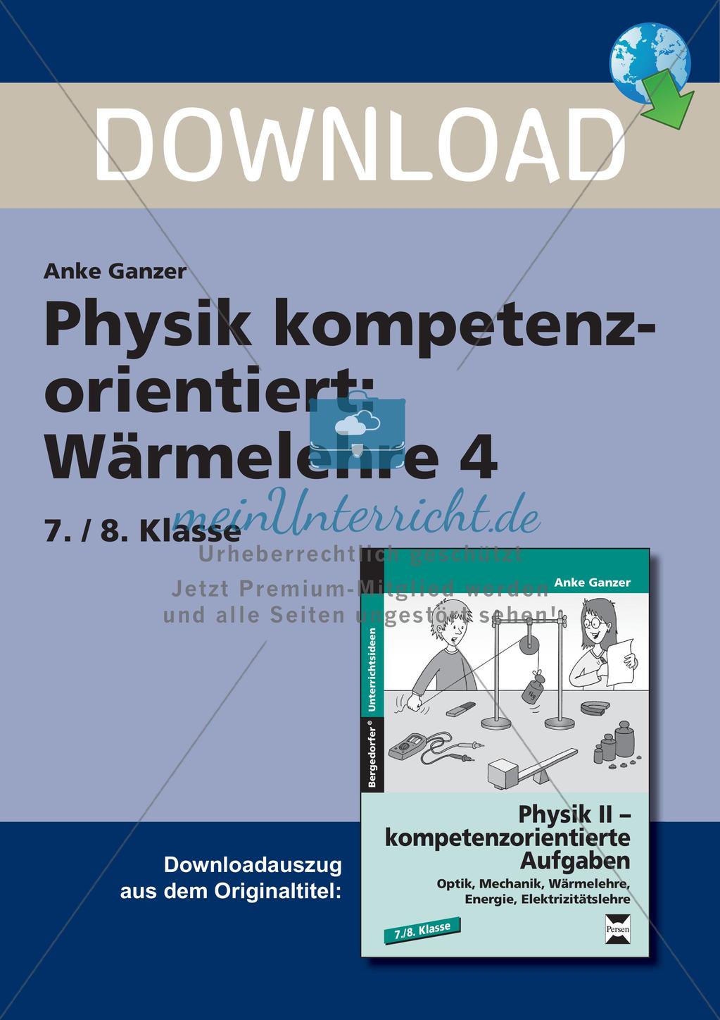 Aggregatzustände, Wärmekraftmaschinen, Verbrennungsmotoren Preview 1