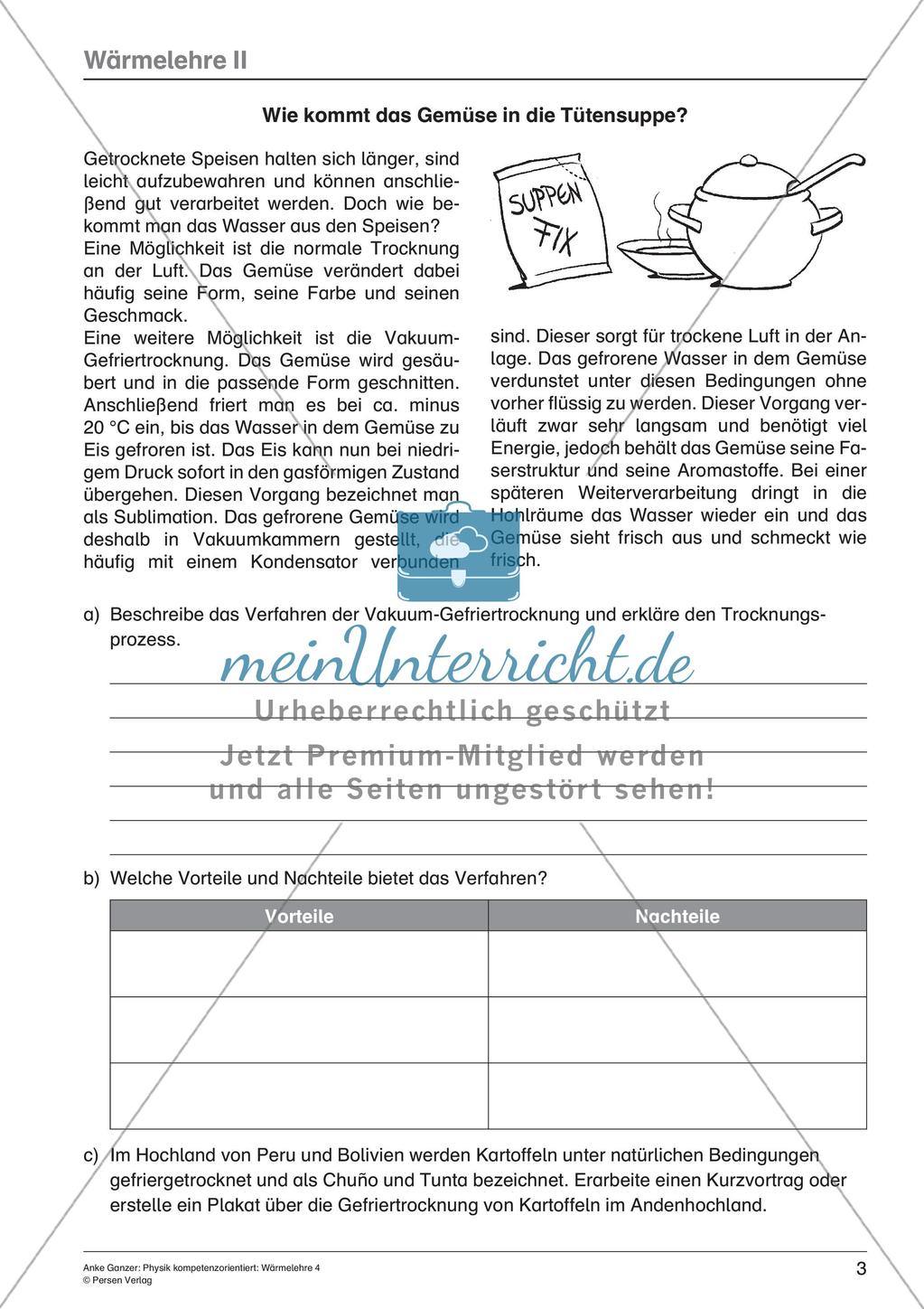 Aggregatzustände, Wärmekraftmaschinen, Verbrennungsmotoren Preview 5