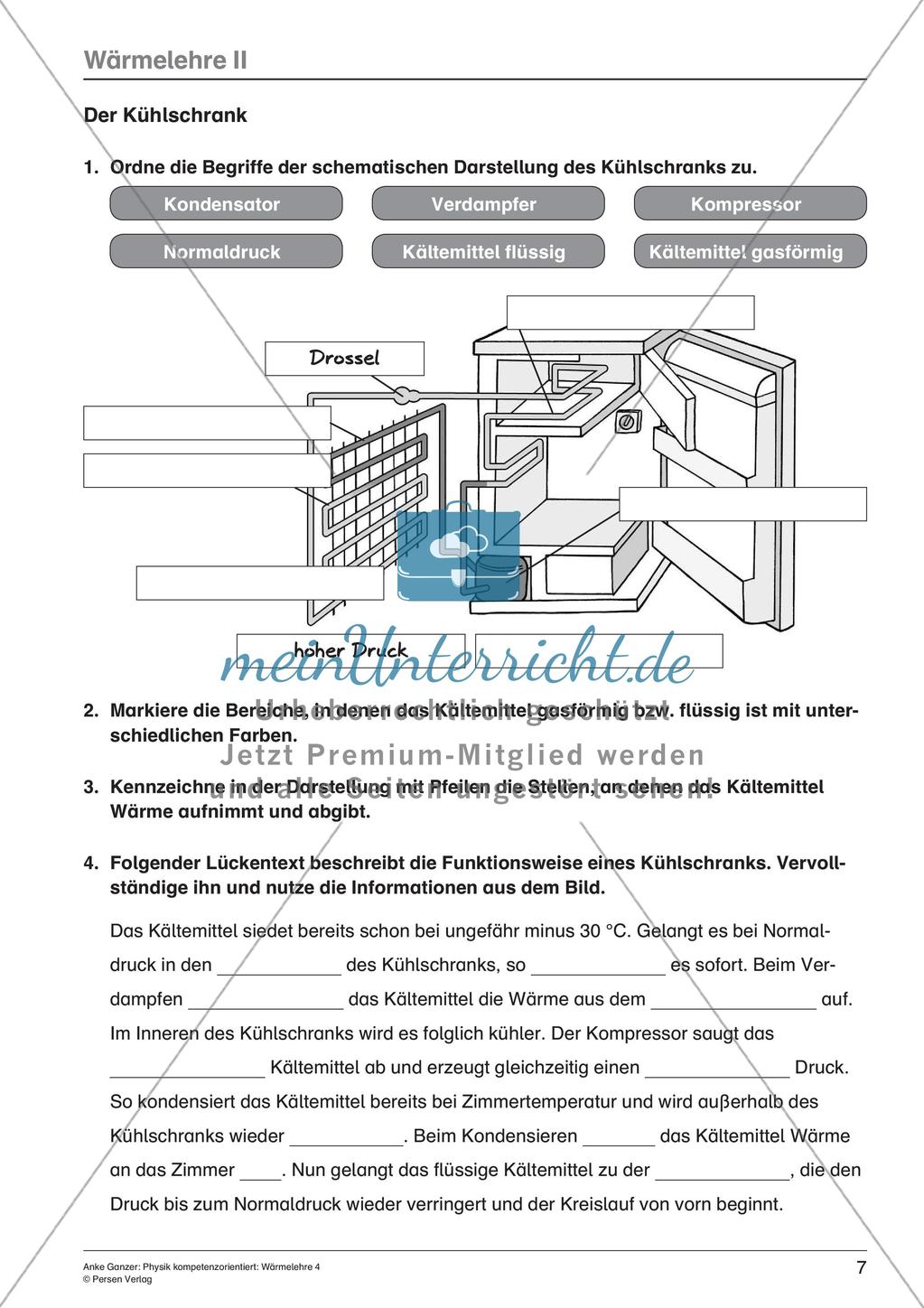 Aggregatzustände, Wärmekraftmaschinen, Verbrennungsmotoren Preview 9