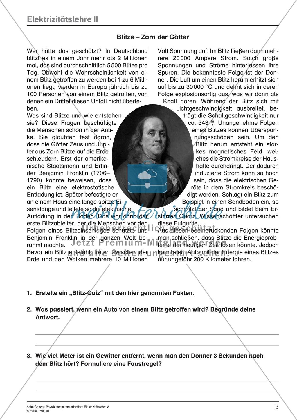 Einführung zur Elektrizitätslehre Preview 5
