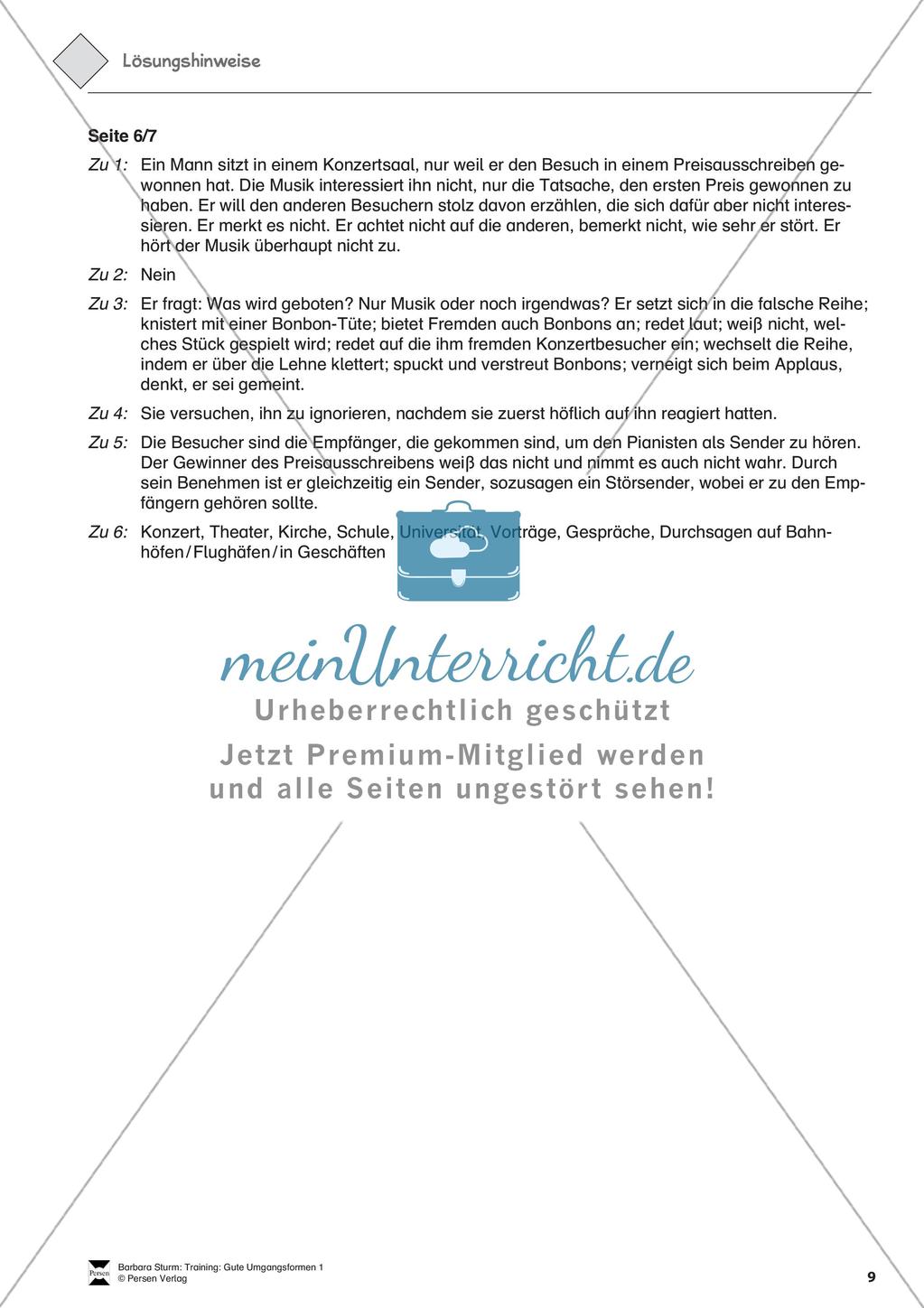 Gute Umgangsformen - Zuhören und Verstehen Preview 10