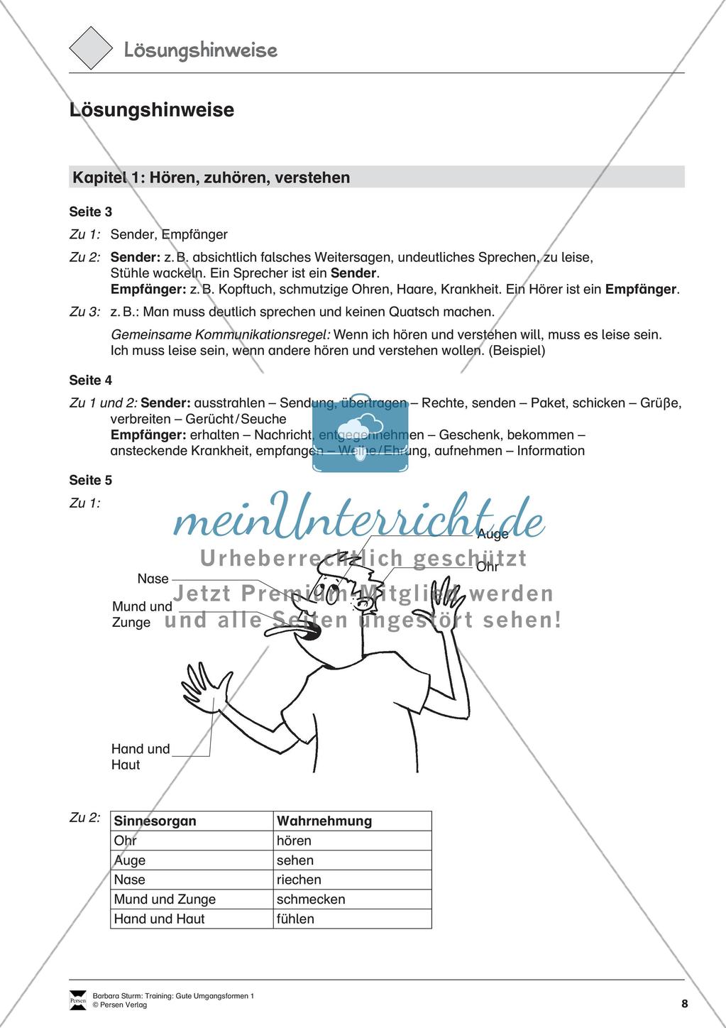 Gute Umgangsformen - Zuhören und Verstehen Preview 9