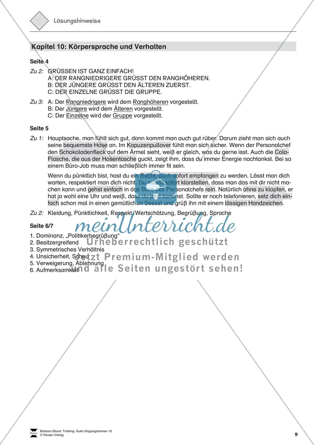 Gute Umgangsformen: Körpersprache und Verhalten Preview 10
