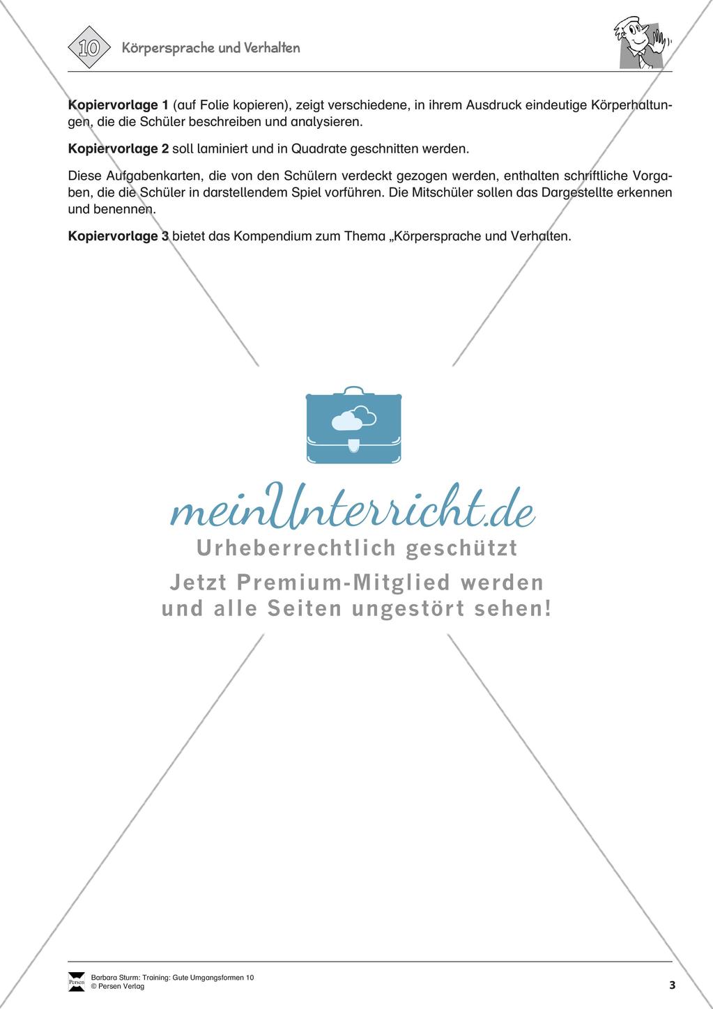 Gute Umgangsformen: Körpersprache und Verhalten Preview 4