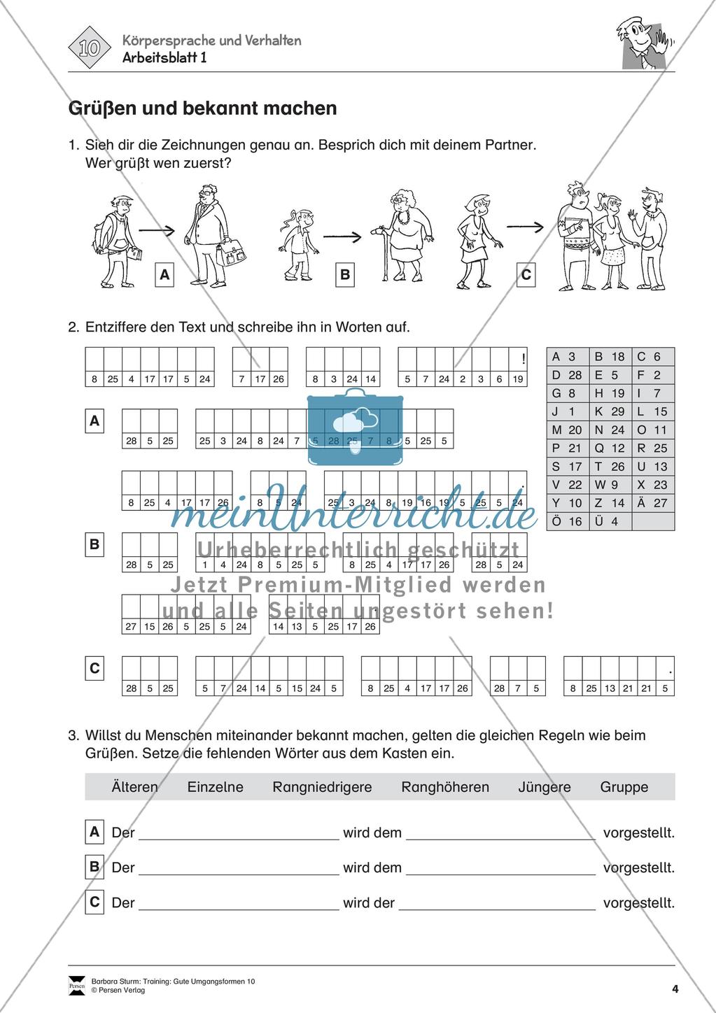 Gute Umgangsformen: Körpersprache und Verhalten Preview 5