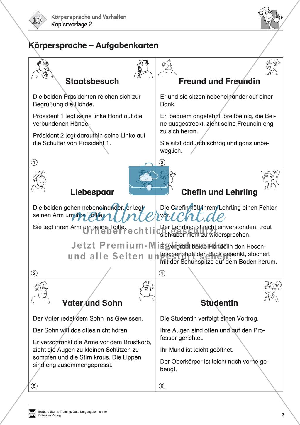 Gute Umgangsformen: Körpersprache und Verhalten Preview 8
