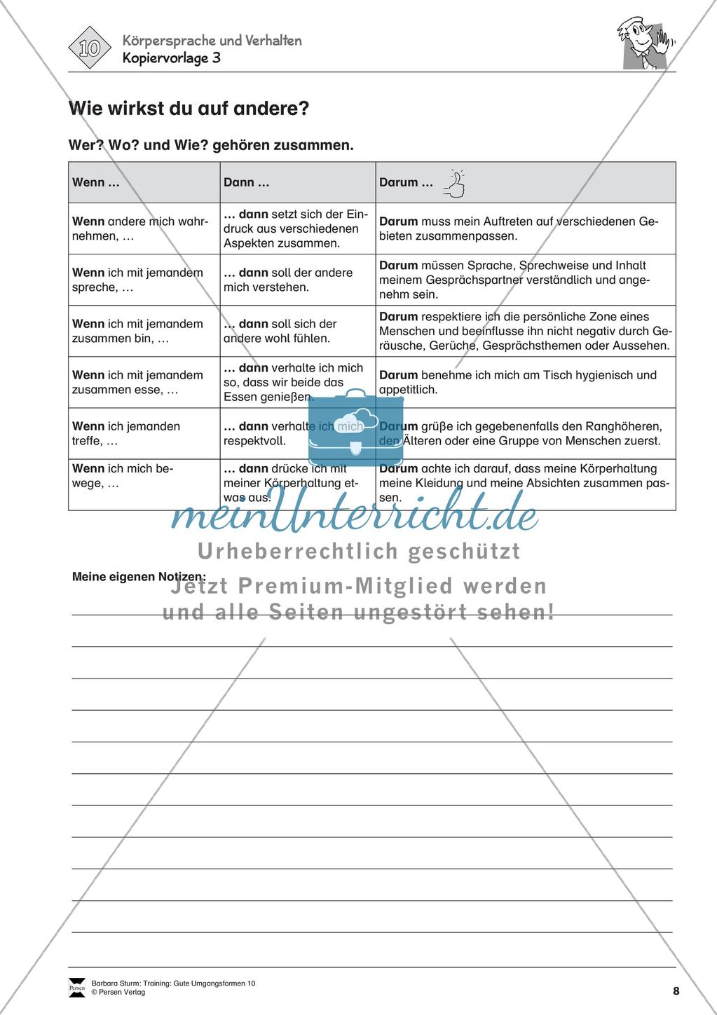 Gute Umgangsformen: Körpersprache und Verhalten Preview 9