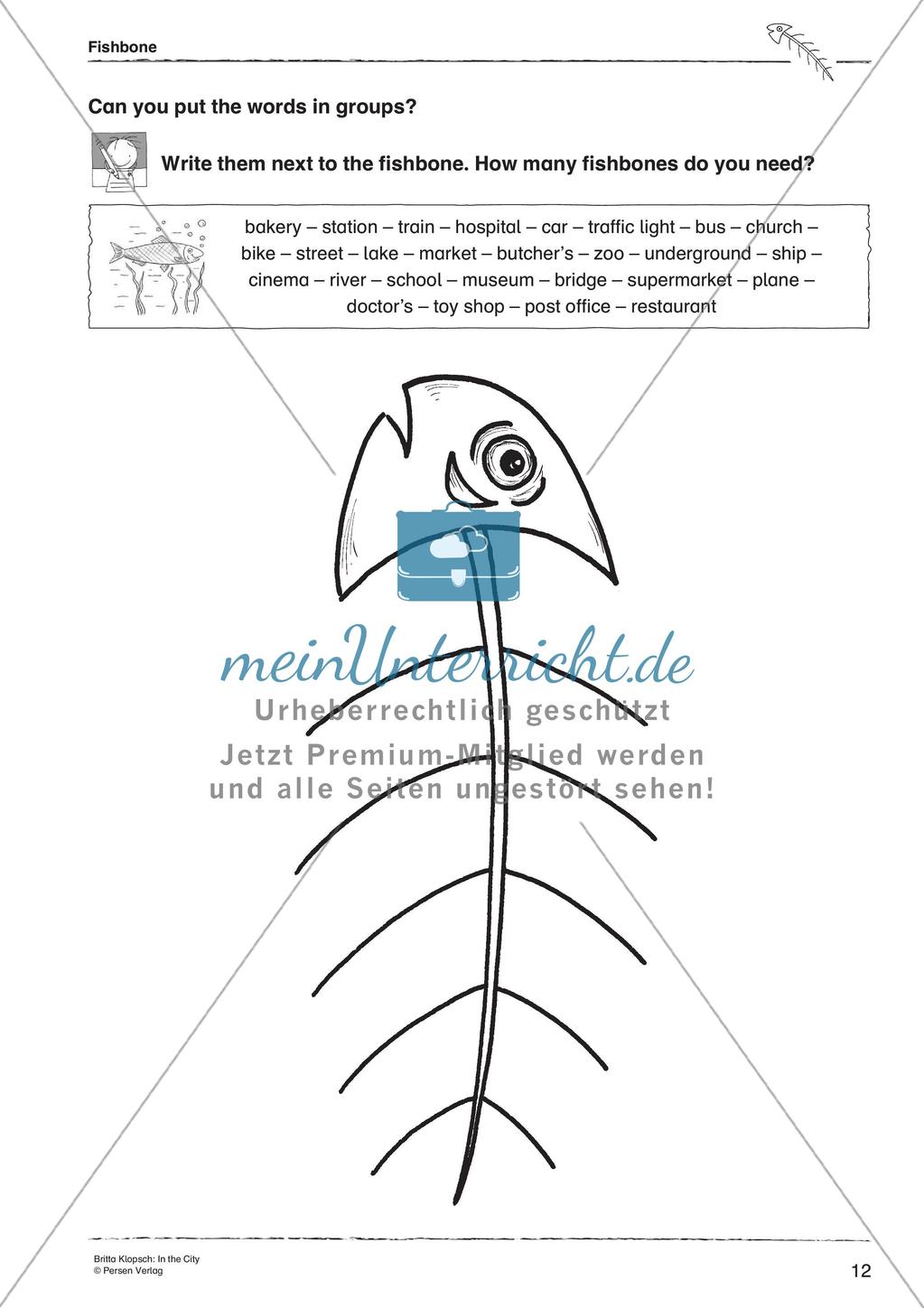 Wortschatzarbeit: In the City Preview 14