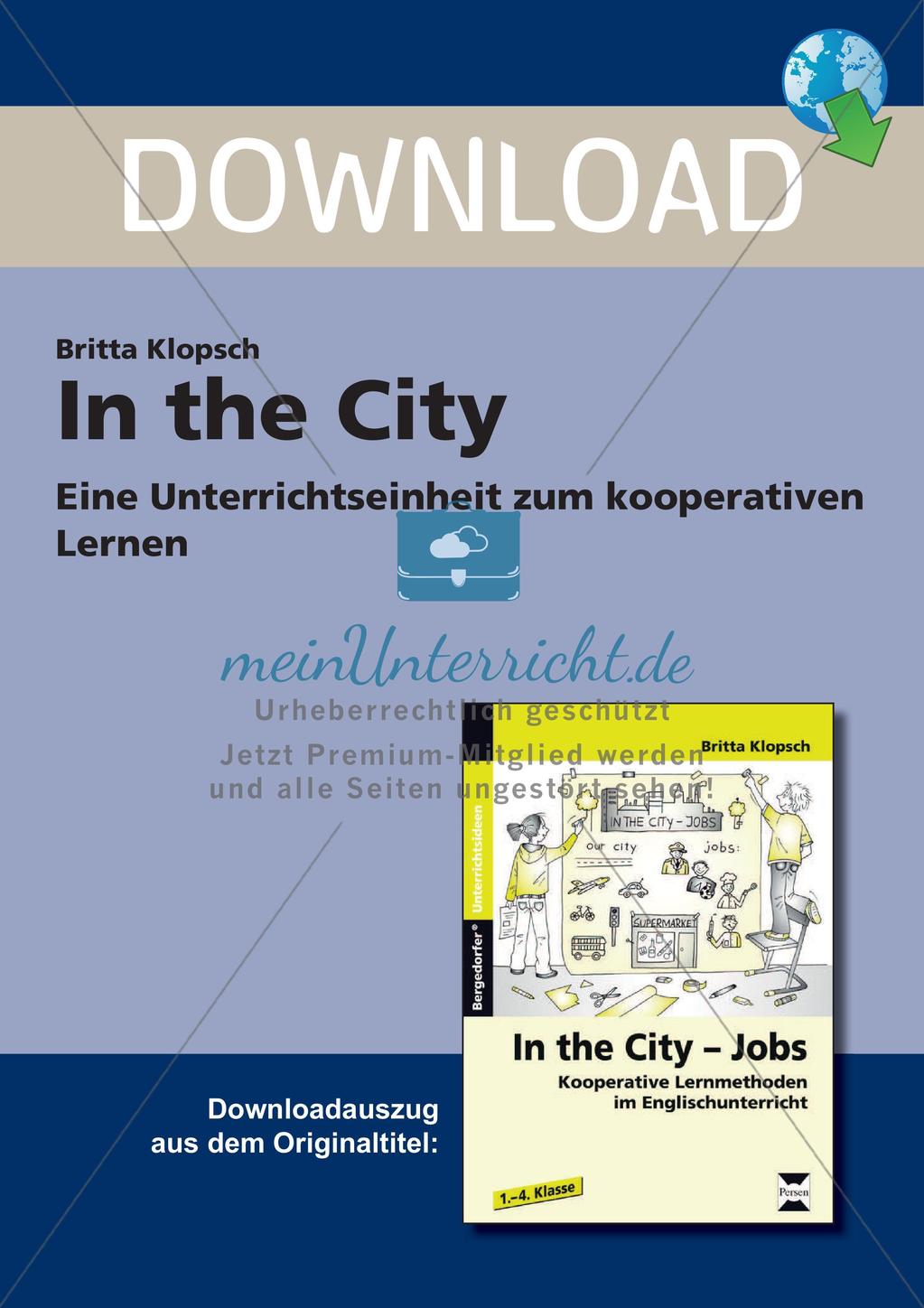 Wortschatzarbeit: In the City Preview 1