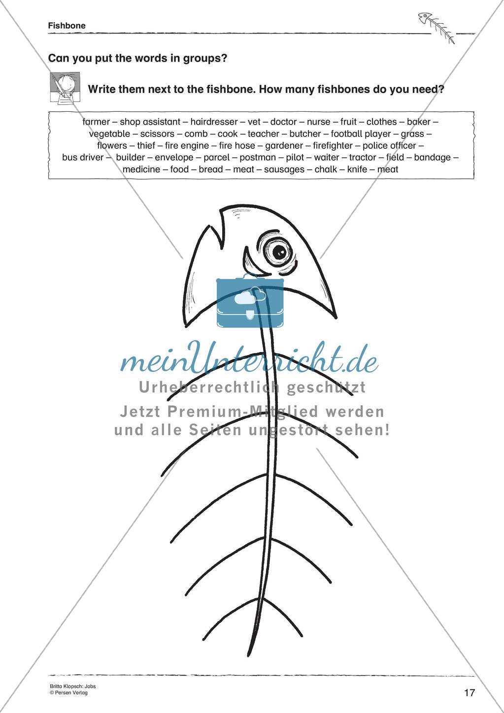 Wortschatzarbeit: Jobs Preview 19