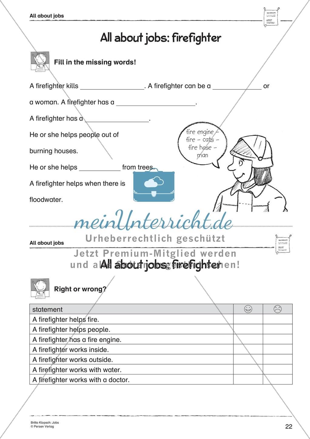 Wortschatzarbeit: Jobs Preview 24