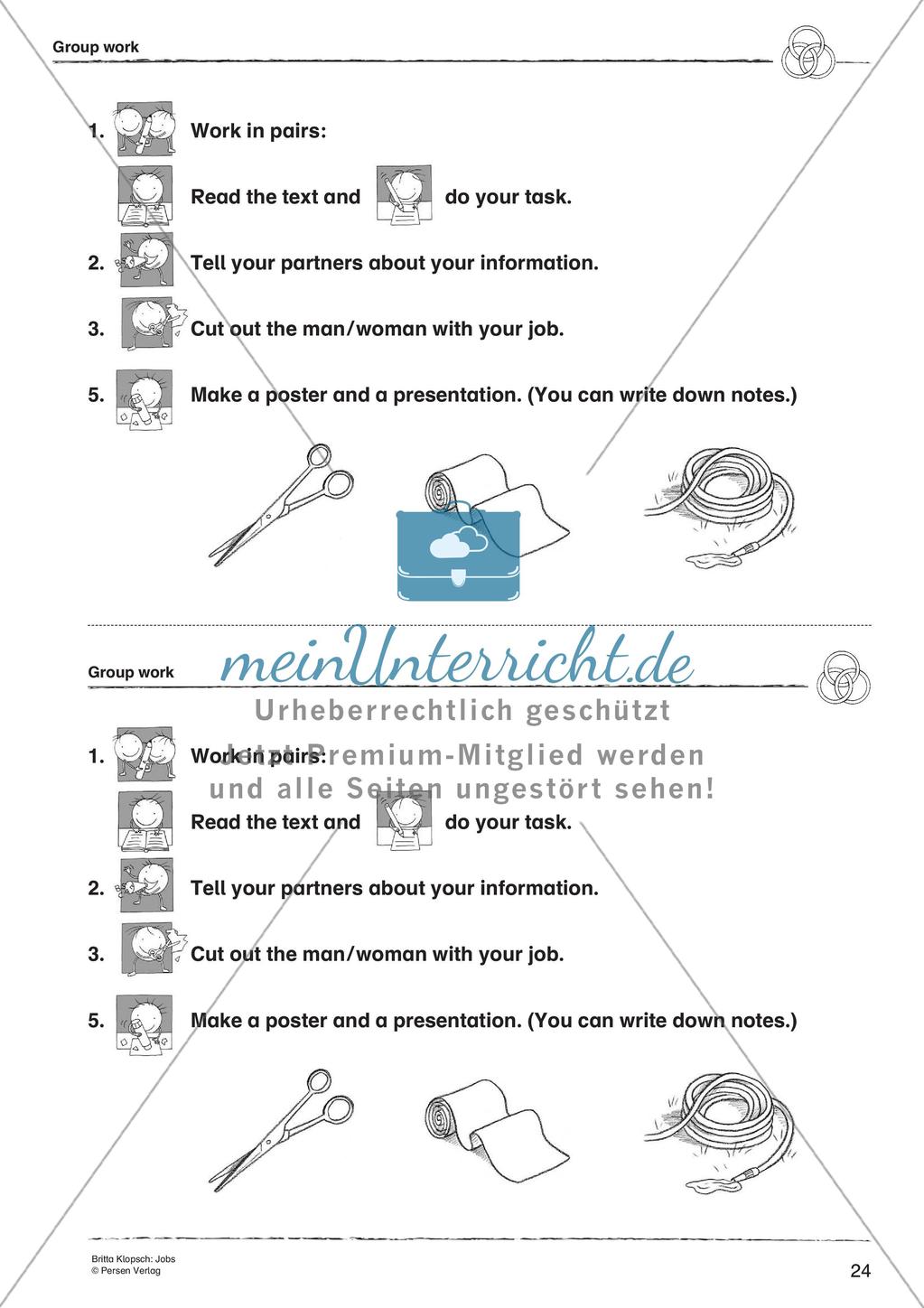 Wortschatzarbeit: Jobs Preview 26