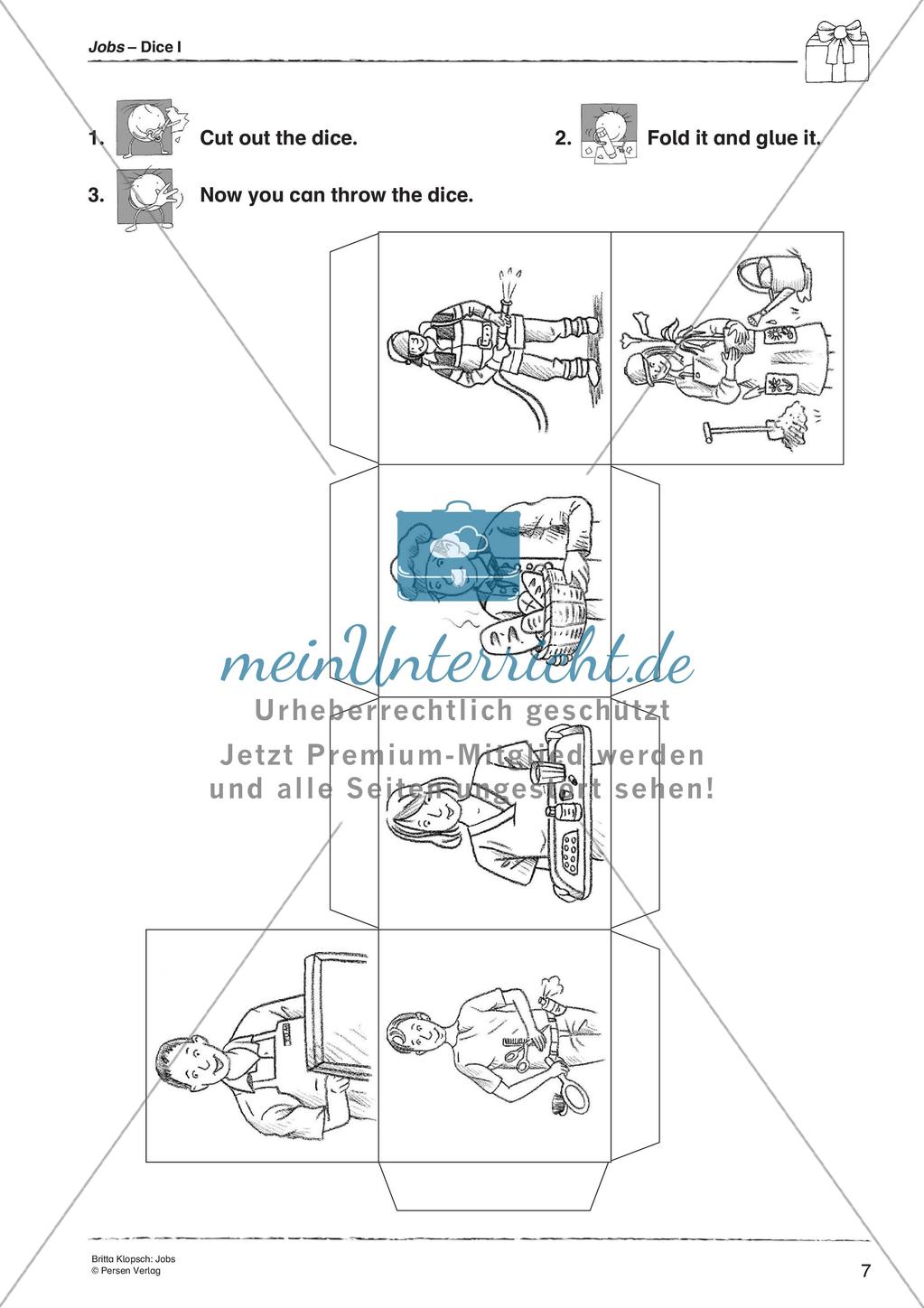 Wortschatzarbeit: Jobs Preview 9