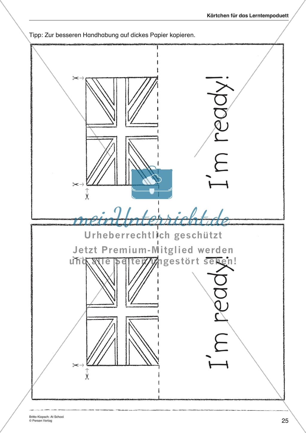 Wortschatzarbeit: At School Preview 27