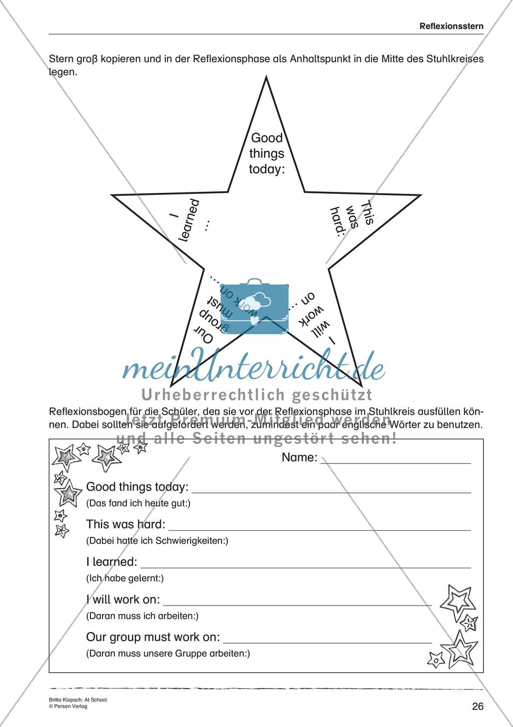 Wortschatzarbeit: At School Preview 28