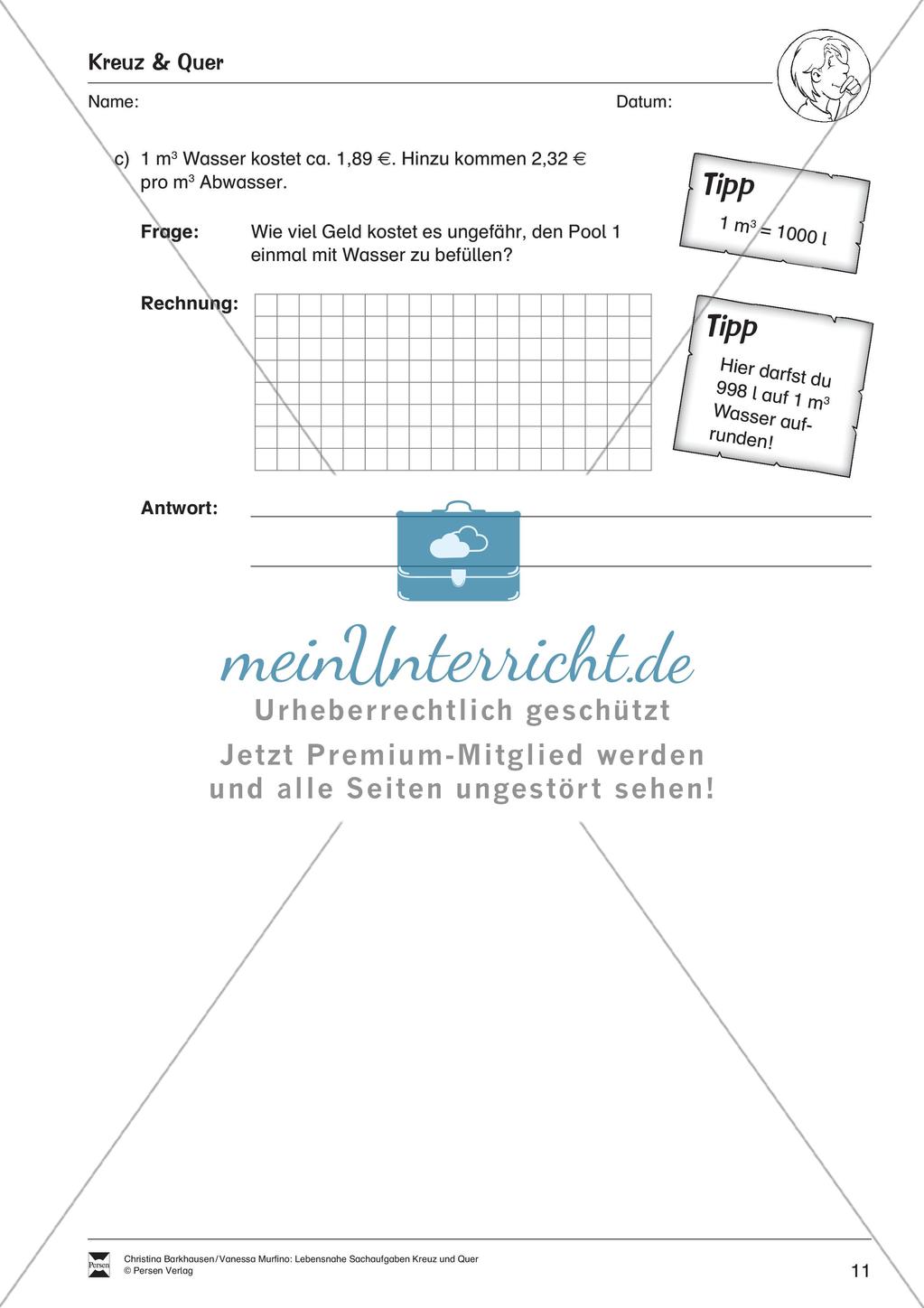 Gemischte Sachaufgaben Preview 13