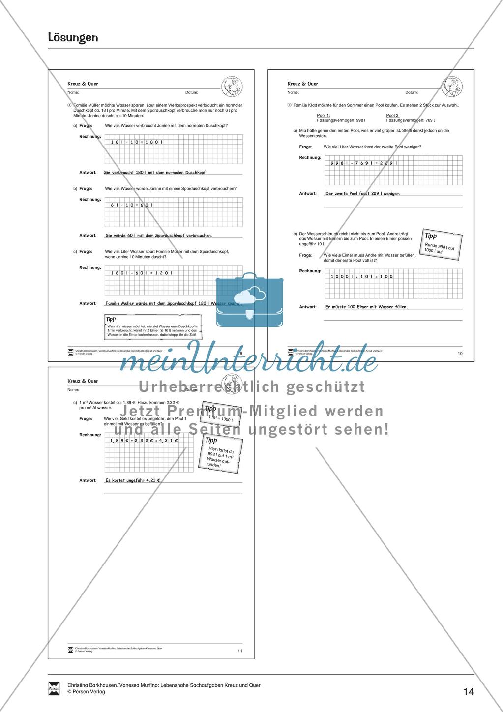 Gemischte Sachaufgaben Preview 16