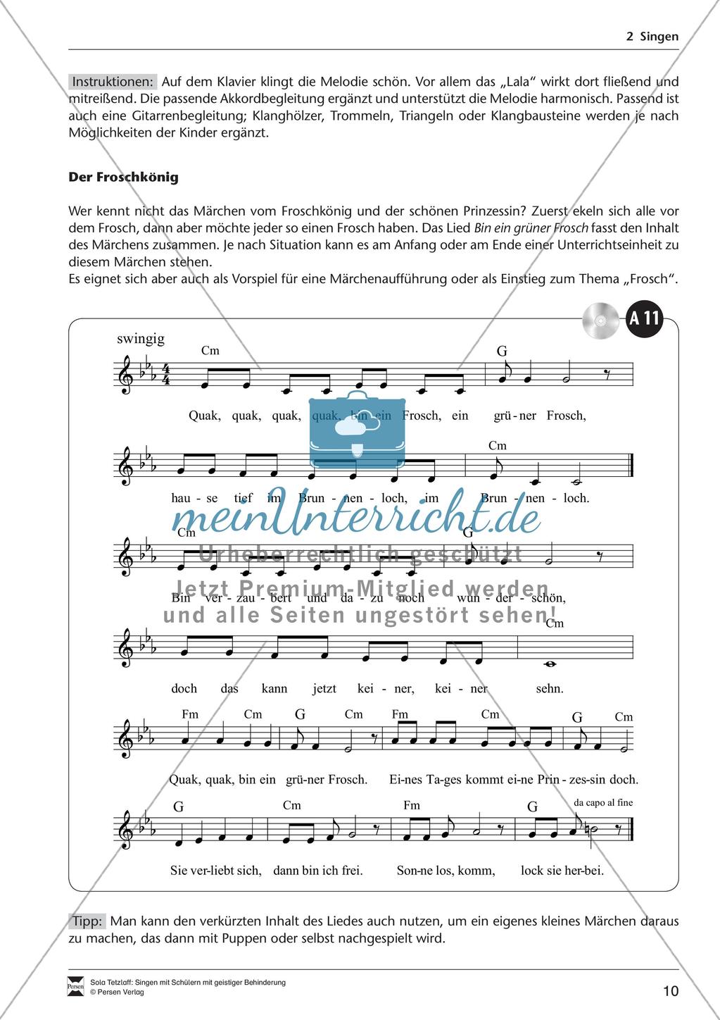 Singen im Förderbereich