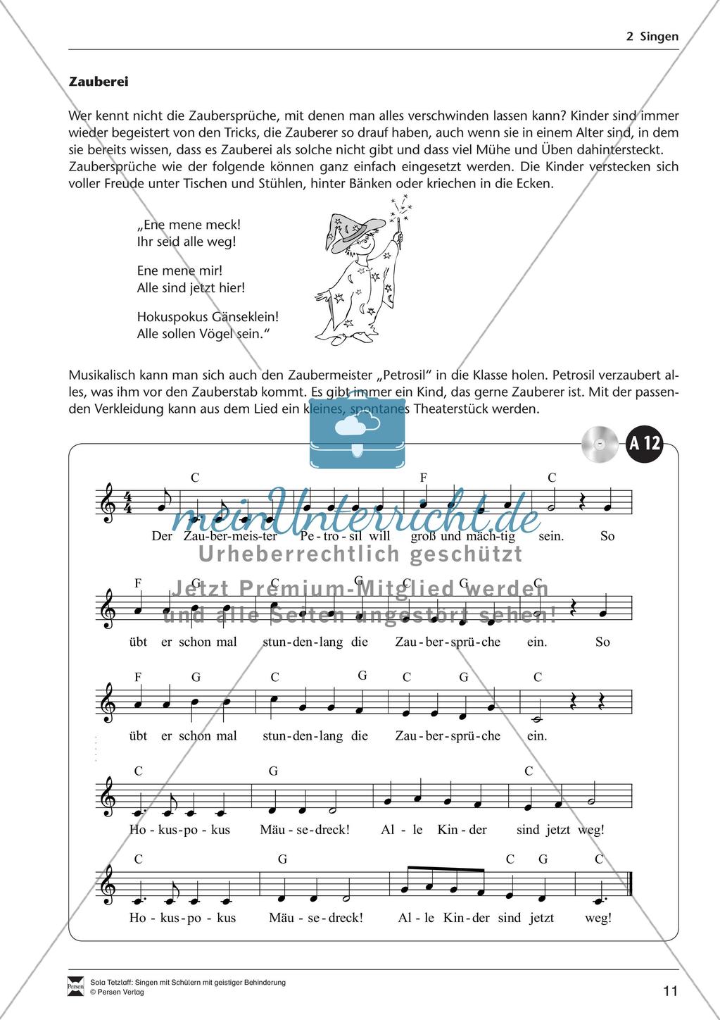 Singen im Förderbereich