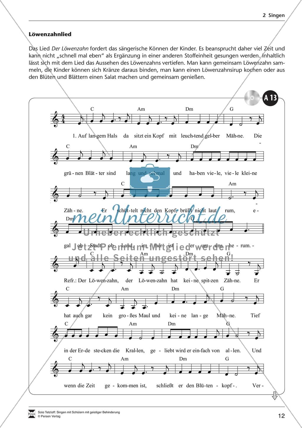 Singen im Förderbereich