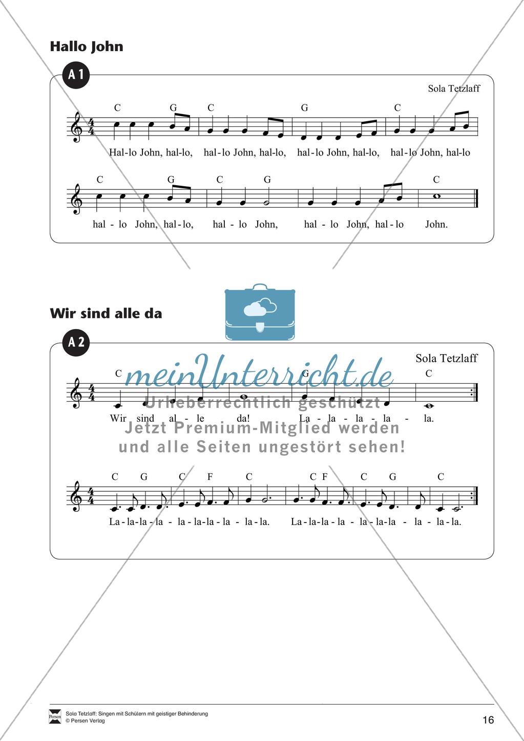 Singen im Förderbereich