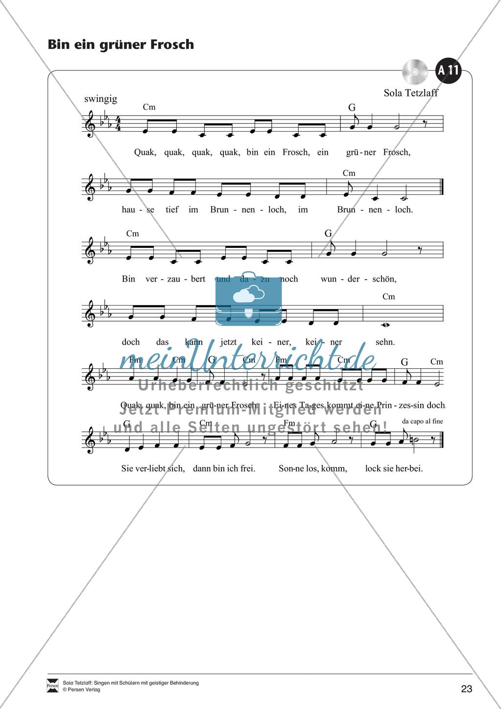 Singen im Förderbereich